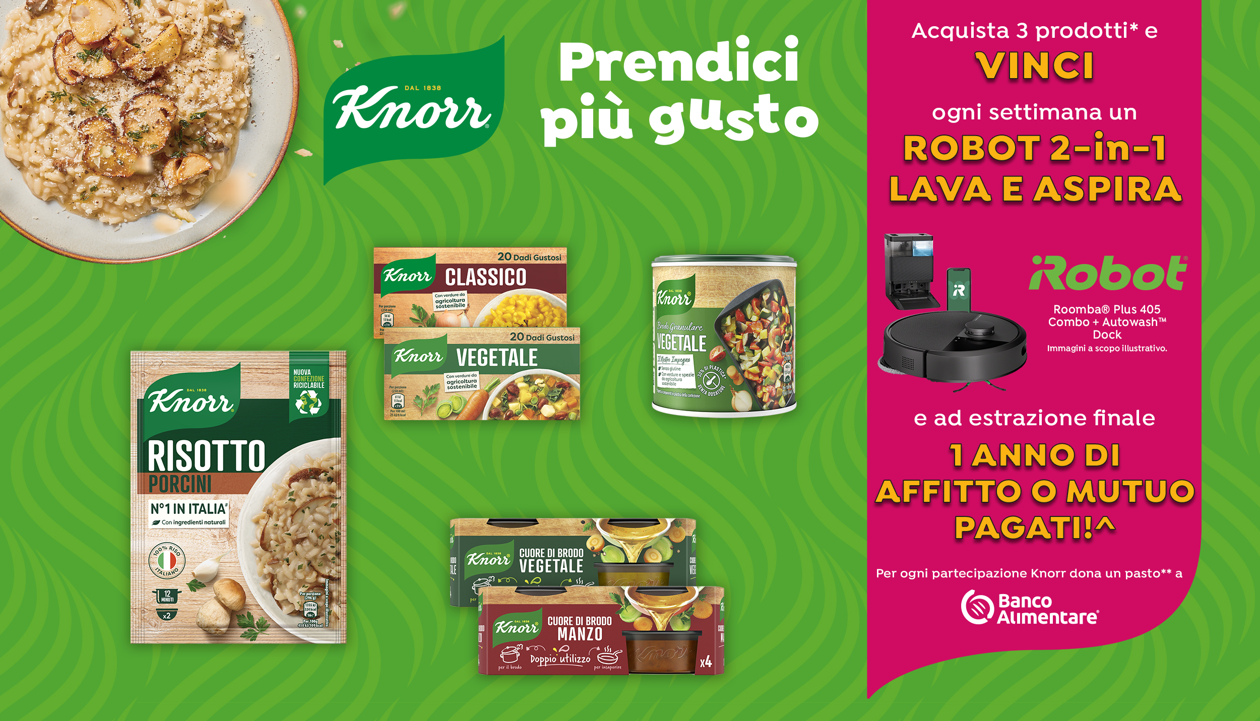 immagine desktop del concorso Knorr Prendici più gusto 2025